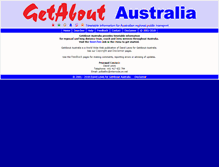 Tablet Screenshot of getaboutaustralia.com